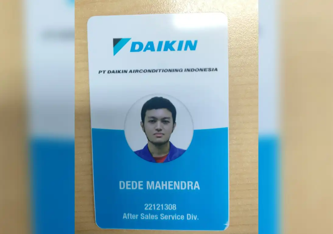 <h4>Photo DOC. My Daikin ID Card, I did use ID card as employee</h4>