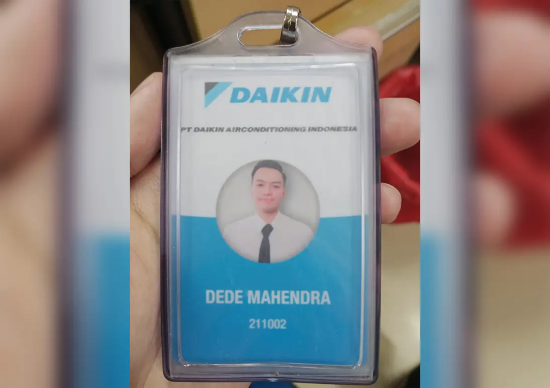 <h4>Photo DOC. My Daikin ID Card, I did use ID card as service admin</h4>